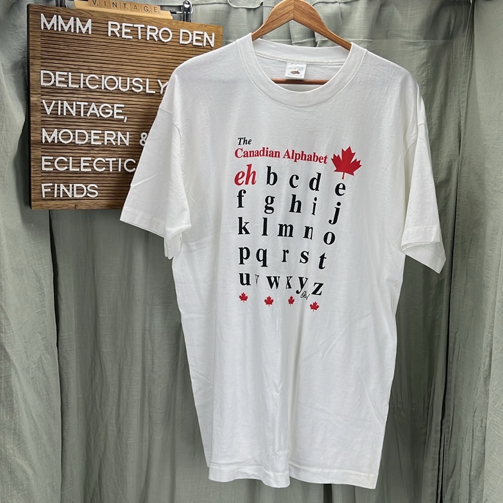 The Canadian Alphabet Tee | Unisex | XL